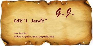 Gál Jenő névjegykártya